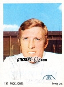 Sticker Mick Jones - Soccer Parade 1972-1973
 n. 137 - Americana
