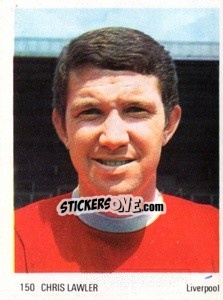 Sticker Chris Lawler - Soccer Parade 1972-1973
 n. 150 - Americana