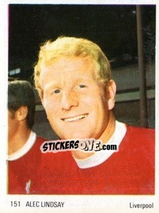 Sticker Alec Lindsay - Soccer Parade 1972-1973
 n. 151 - Americana