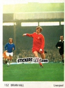 Cromo Brian Hall - Soccer Parade 1972-1973
 n. 152 - Americana