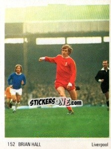 Sticker Brian Hall - Soccer Parade 1972-1973
 - Americana