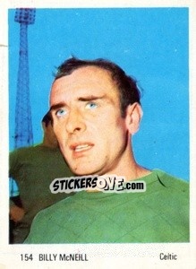Sticker Bill McNeill - Soccer Parade 1972-1973
 n. 154 - Americana