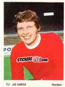 Sticker Joe Harper - Soccer Parade 1972-1973
 n. 157 - Americana