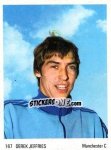 Sticker Derek Jeffries - Soccer Parade 1972-1973
 n. 167 - Americana