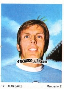 Sticker Alan Oakes - Soccer Parade 1972-1973
 n. 171 - Americana