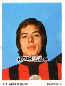 Sticker Willie Donachie - Soccer Parade 1972-1973
 - Americana