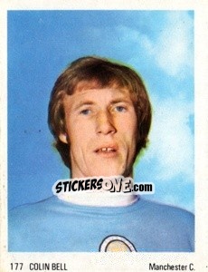 Sticker Colin Bell - Soccer Parade 1972-1973
 n. 177 - Americana