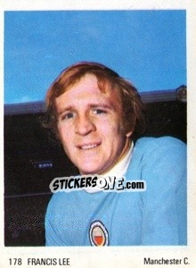 Sticker Francis Lee - Soccer Parade 1972-1973
 n. 178 - Americana