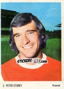 Sticker Peter Storey - Soccer Parade 1972-1973
 n. 3 - Americana