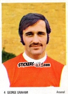 Sticker George Graham - Soccer Parade 1972-1973
 - Americana