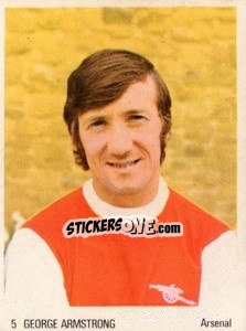 Sticker George Armstrong - Soccer Parade 1972-1973
 n. 5 - Americana