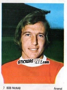 Sticker Bob McNab - Soccer Parade 1972-1973
 n. 7 - Americana