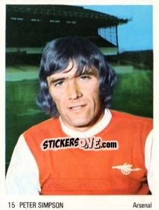 Sticker Peter Simpson - Soccer Parade 1972-1973
 - Americana