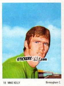Sticker Mike Kelly - Soccer Parade 1972-1973
 - Americana