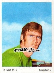 Sticker Mike Kelly - Soccer Parade 1972-1973
 n. 18 - Americana