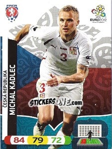 Sticker Michal Kadlec - UEFA Euro Poland-Ukraine 2012. Adrenalyn XL n. 2 - Panini
