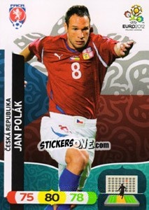 Sticker Jan Polák - UEFA Euro Poland-Ukraine 2012. Adrenalyn XL n. 7 - Panini