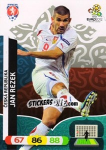 Sticker Jan Rezek - UEFA Euro Poland-Ukraine 2012. Adrenalyn XL - Panini