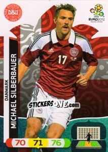 Sticker Michael Silberbauer - UEFA Euro Poland-Ukraine 2012. Adrenalyn XL n. 22 - Panini