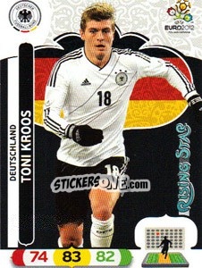 Cromo Toni Kroos - UEFA Euro Poland-Ukraine 2012. Adrenalyn XL - Panini