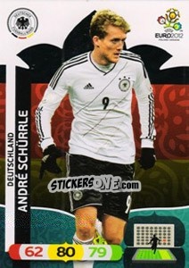 Sticker André Schürrle - UEFA Euro Poland-Ukraine 2012. Adrenalyn XL n. 42 - Panini