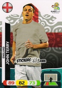 Sticker John Terry - UEFA Euro Poland-Ukraine 2012. Adrenalyn XL n. 46 - Panini