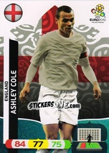 Sticker Ashley Cole - UEFA Euro Poland-Ukraine 2012. Adrenalyn XL n. 48 - Panini