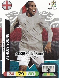 Cromo Ashley Young - UEFA Euro Poland-Ukraine 2012. Adrenalyn XL - Panini