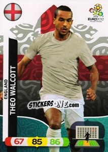 Cromo Theo Walcott - UEFA Euro Poland-Ukraine 2012. Adrenalyn XL - Panini