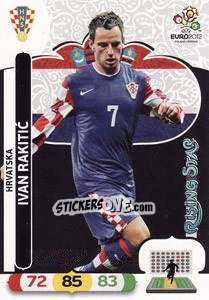 Sticker Ivan Rakitic - UEFA Euro Poland-Ukraine 2012. Adrenalyn XL - Panini
