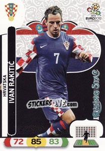 Sticker Ivan Rakitic - UEFA Euro Poland-Ukraine 2012. Adrenalyn XL n. 109 - Panini