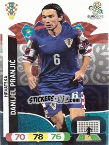 Sticker Danijel Pranjic - UEFA Euro Poland-Ukraine 2012. Adrenalyn XL - Panini