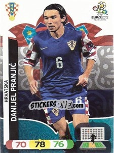 Sticker Danijel Pranjic - UEFA Euro Poland-Ukraine 2012. Adrenalyn XL n. 110 - Panini