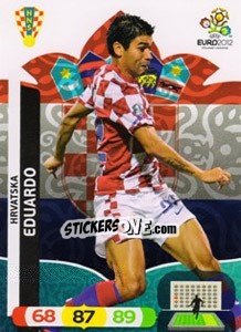 Sticker Eduardo da Silva - UEFA Euro Poland-Ukraine 2012. Adrenalyn XL - Panini