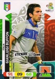 Sticker Gianluigi Buffon - UEFA Euro Poland-Ukraine 2012. Adrenalyn XL n. 115 - Panini