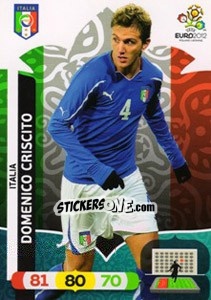 Sticker Domenico Criscito - UEFA Euro Poland-Ukraine 2012. Adrenalyn XL - Panini