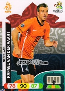 Sticker Rafael van der Vaart - UEFA Euro Poland-Ukraine 2012. Adrenalyn XL n. 138 - Panini