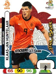 Sticker Klaas-Jan Huntelaar - UEFA Euro Poland-Ukraine 2012. Adrenalyn XL - Panini