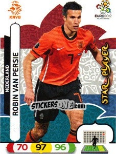 Sticker Robin van Persie - UEFA Euro Poland-Ukraine 2012. Adrenalyn XL n. 148 - Panini