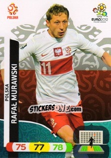 Sticker Rafał Murawski - UEFA Euro Poland-Ukraine 2012. Adrenalyn XL n. 157 - Panini