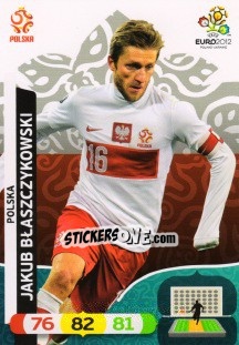 Cromo Jakub Błaszczykowski - UEFA Euro Poland-Ukraine 2012. Adrenalyn XL - Panini