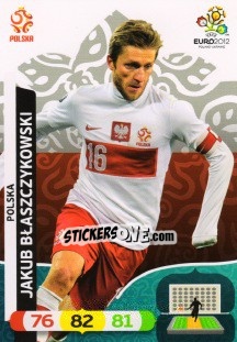 Sticker Jakub Błaszczykowski - UEFA Euro Poland-Ukraine 2012. Adrenalyn XL - Panini