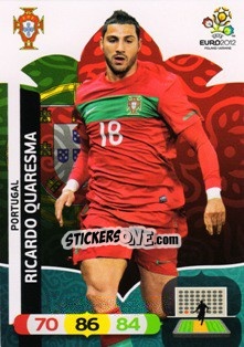 Sticker Ricardo Quaresma - UEFA Euro Poland-Ukraine 2012. Adrenalyn XL n. 171 - Panini