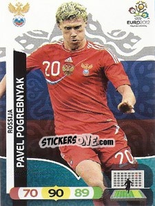 Sticker Pavel Pogrebnyak - UEFA Euro Poland-Ukraine 2012. Adrenalyn XL - Panini