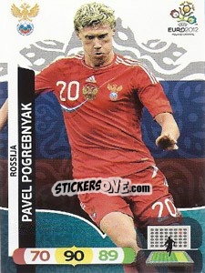 Sticker Pavel Pogrebnyak - UEFA Euro Poland-Ukraine 2012. Adrenalyn XL n. 199 - Panini