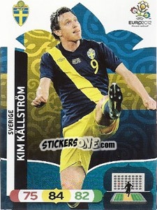 Sticker Kim Källström - UEFA Euro Poland-Ukraine 2012. Adrenalyn XL n. 207 - Panini