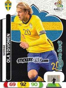 Sticker Ola Toivonen - UEFA Euro Poland-Ukraine 2012. Adrenalyn XL - Panini