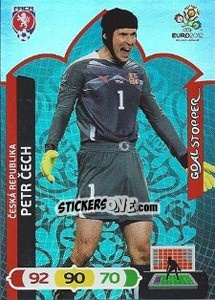 Sticker Petr Cech - UEFA Euro Poland-Ukraine 2012. Adrenalyn XL - Panini