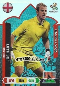 Sticker Joe Hart - UEFA Euro Poland-Ukraine 2012. Adrenalyn XL n. 229 - Panini