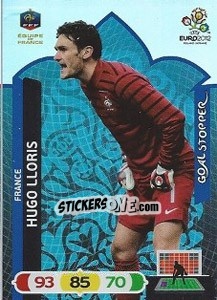 Sticker Hugo Lloris - UEFA Euro Poland-Ukraine 2012. Adrenalyn XL n. 230 - Panini